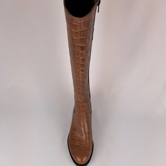 Brown Leather High Boots with Buckles - Picture 5 of 10